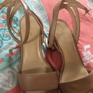 Nine West chunky High Heels.